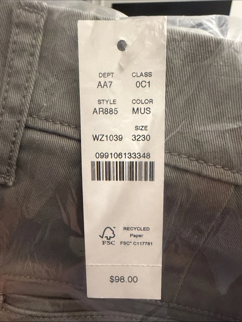 J. Crew Straight-Fit Chinos in Khaki